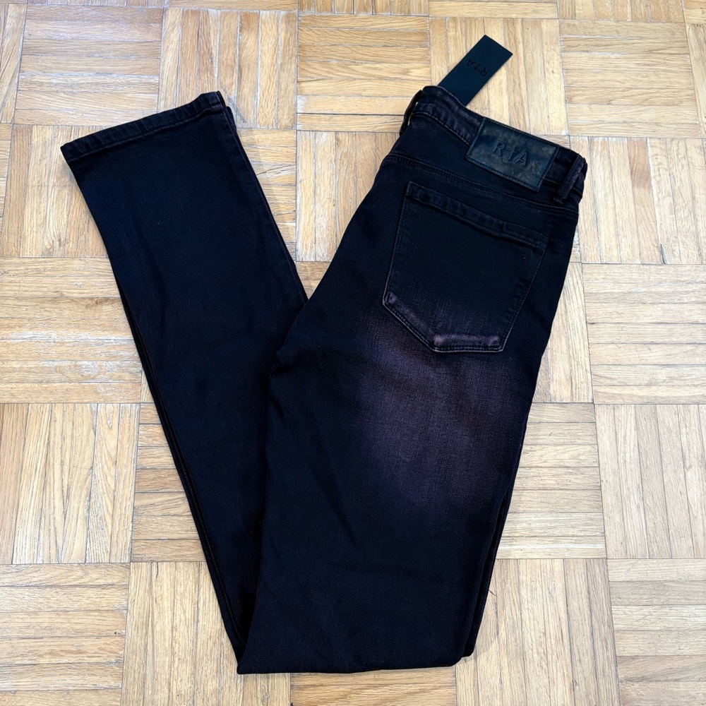 RTA Red Glow Dennis Skinny Jean